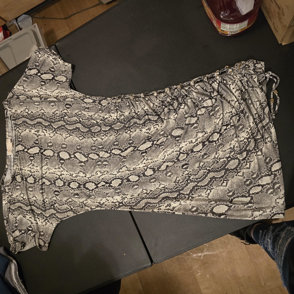 Michael kors snake print dress